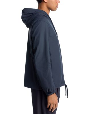 Hooded Packable Bomber Jacket