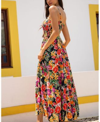 Cecilia Smocked Tiered Maxi Dress