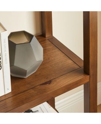 Vexley 72 Inch Tall Narrow Arched Bookshelf