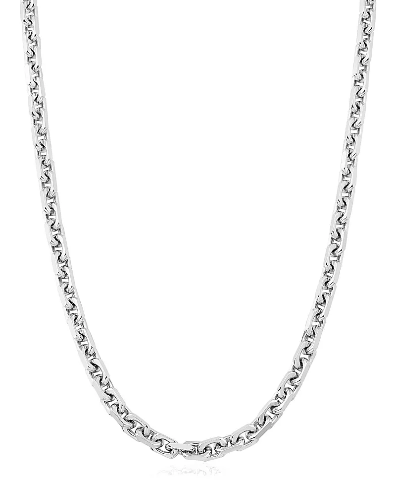 Oradina Sterling Silver Captain Link Chain