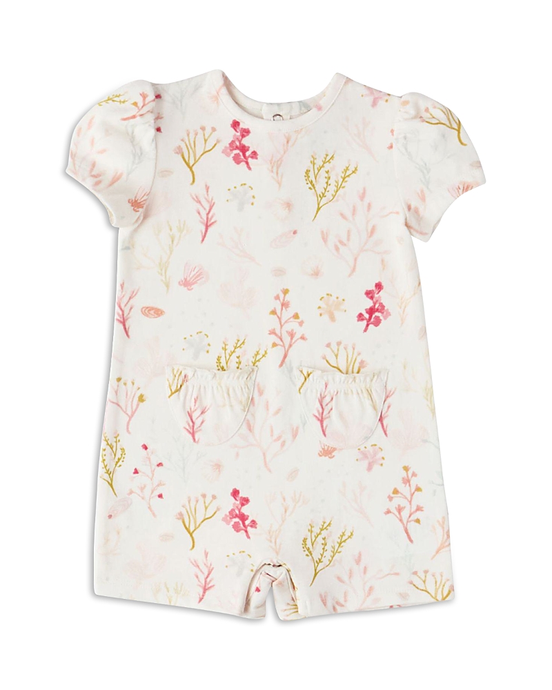 Pehr Girls' Short Puff Sleeved Romper - Baby, Toddler