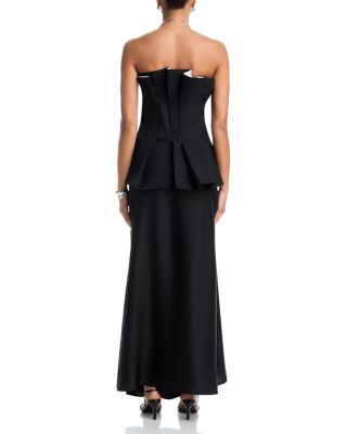 Sculptural Tulip Bustier Dress