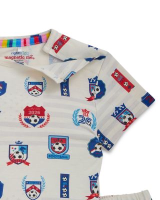 Boys' Team Goals USA RightFit™ Magnetic Pajama Set - Little Kid, Big Kid