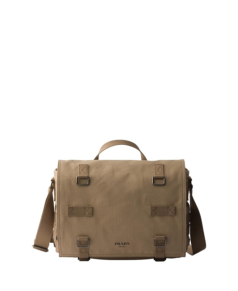Prada Canvas Shoulder Bag