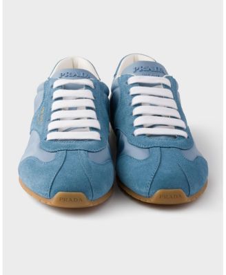  Women's Re-Nylon And Suede Laced Sneakers