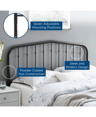 Lennon Metal Headboard, King