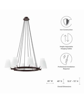 Surround 8-Light Chandelier