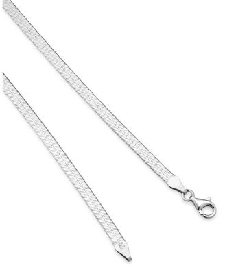 Sterling Silver Mirage Herringbone Necklace