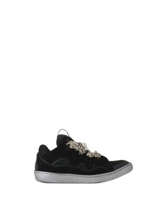  Unisex Curb Sneakers Id Chain In Suede