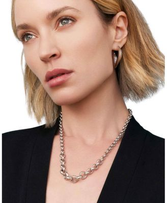 Sterling Silver Roll with it Rolo Necklace