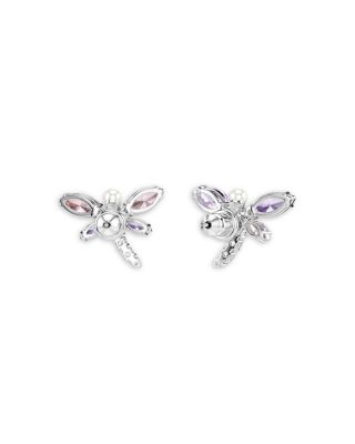 Ariana Grande x Swarovski Crystal, Cubic Zirconia & Imitation Pearl Dragonfly Stud Earrings