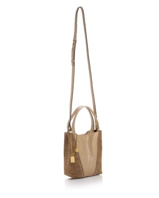 Spin Small Suede & Leather Tote