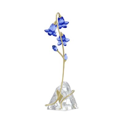 Florere Collection Blue Bellflower Crystal Figurine