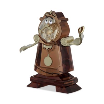 Beauty and the Beast Collection Cogsworth Crystal Figurine