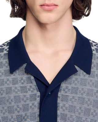 Square Cross Jacquard Shirt