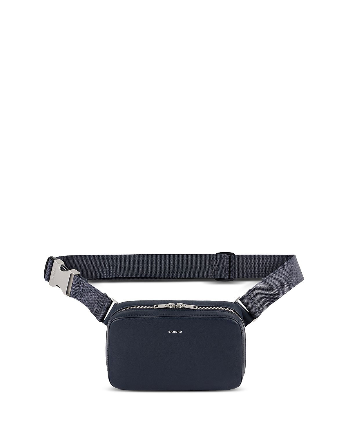 Sandro Small Grained Leather Bag