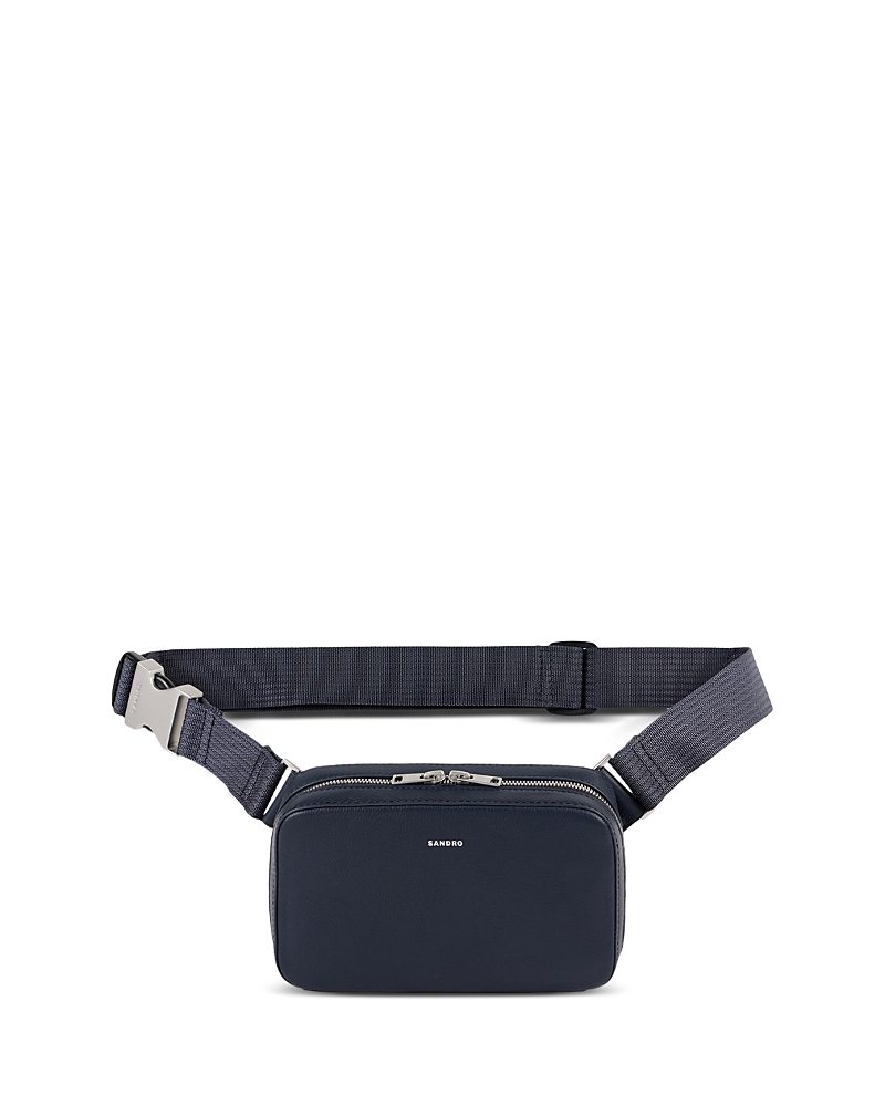 Sandro Small Grained Leather Bag