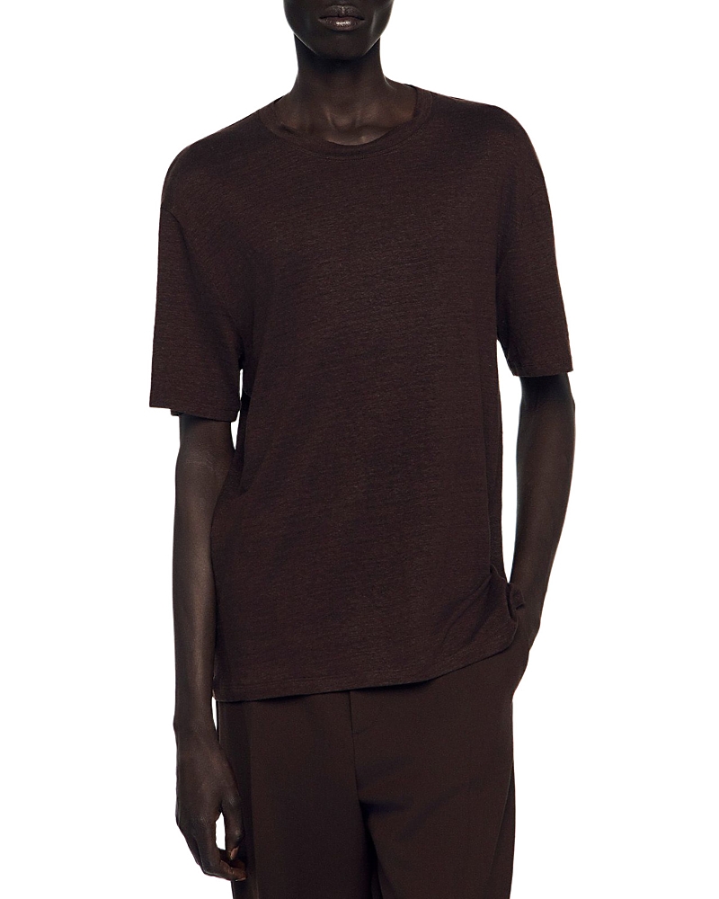 Sandro Clash Linen Tee