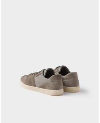  Men's Suede And Re-Nylon Sneakers