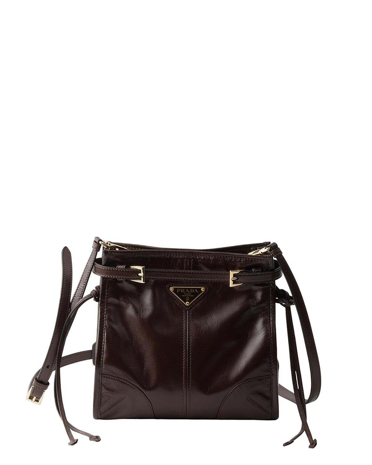 Prada Bonnie Leather Mini Shoulder Bag