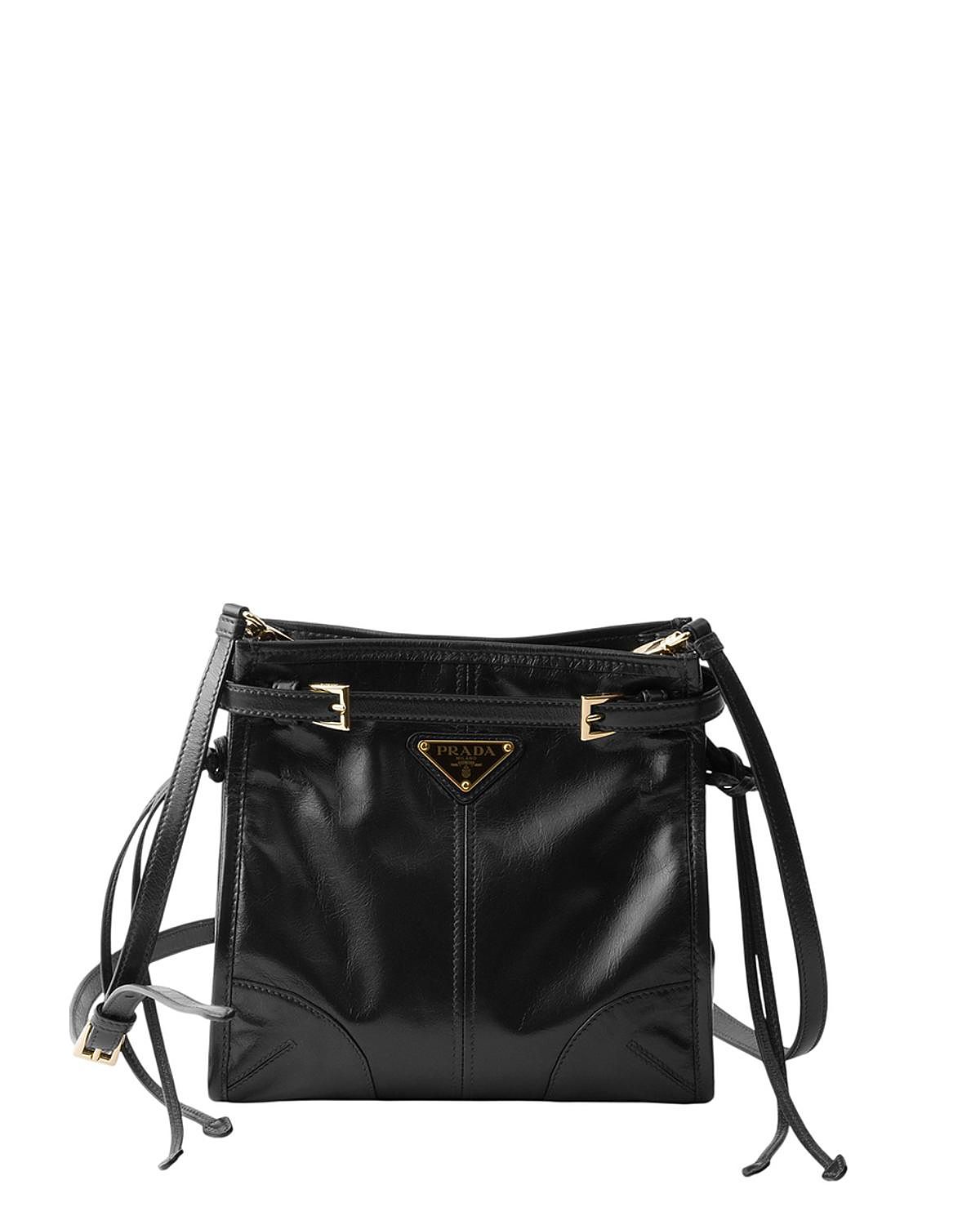 Prada Bonnie Leather Mini Shoulder Bag