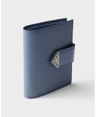 Small Saffiano and Smooth Leather Wallet