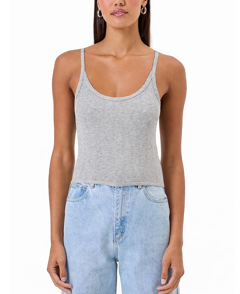 Goldie Lewinter Pointelle Ellie Cropped Cami