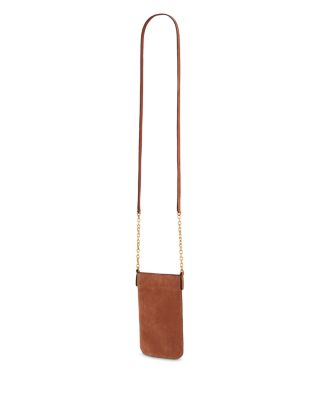 Charlotte Suede Crossbody Phone Holder