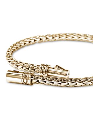 14K Yellow Gold Icon Woven Link Bracelet