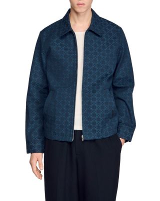 Square Cross Denim Jacket