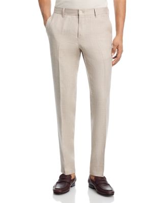 Genius Linen & Lyocell Hopsack Slim Fit Suit Pants