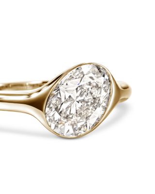 14K Yellow Gold JH Lovestruck™ Lab Grown Diamond Oval Solitaire Ring