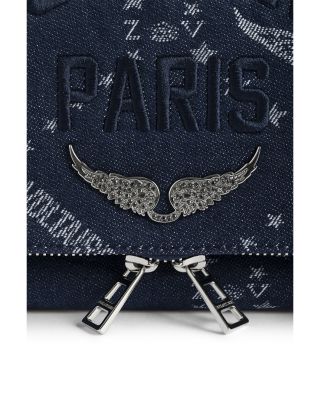 Rock ZV Monogram Denim Clutch