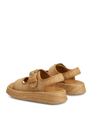 Women's Raffia Slingback Sandals