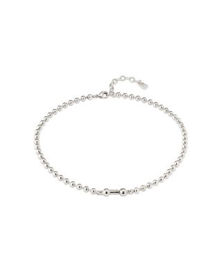  Sterling Silver-Plated Short Necklace