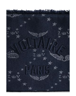 Angel ZV Monogram Denim Pouch