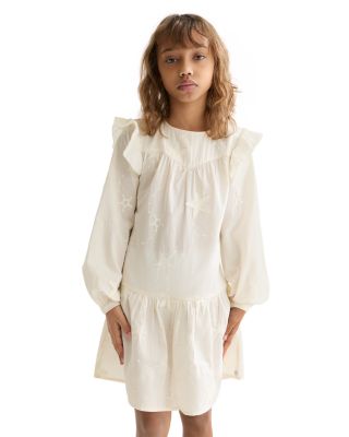 Girls' Fringe Embroidered Long Sleeve Dress - Little Kid, Big Kid