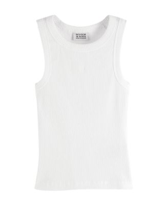 Girls' Core Ribbed Slim Fit Tank Top - Little Kid, Big Kid