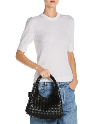 Campana Small Intrecciato Leather Shoulder Bag