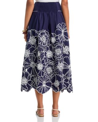 Floral Midi Skirt