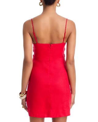 Flower Petal Mini Dress