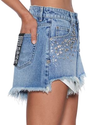 Kulture Kry Kut Off Denim Shorts