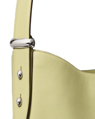 Halo Leather Bucket Bag