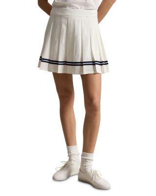 Pleated A Line Performance Skort