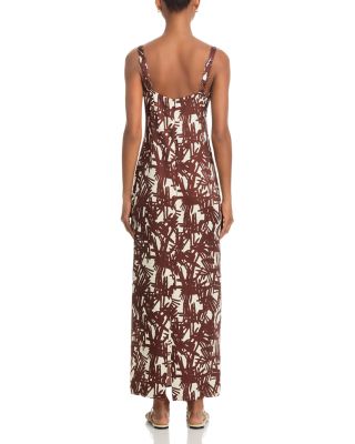 Aubrey Printed Maxi Slip Dress