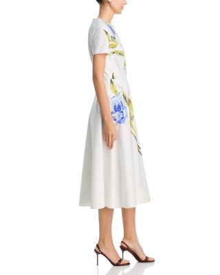 Floral Print Midi Dress