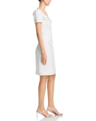 Crepe 3D Flower Dress