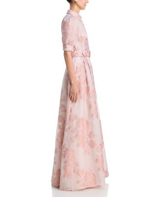 Metallic Jacquard Gown