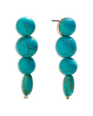 Fatima Drop Earrings, 1.8"L