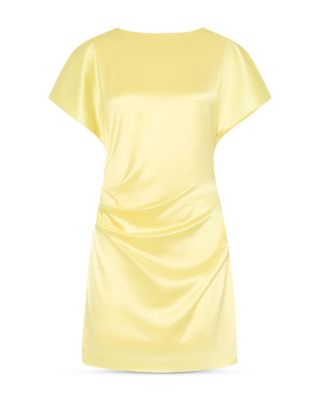 Kora Hammered Satin Mini Dress